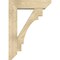 Ekena Millwork Merced Slat Rough Sawn Bracket w/ Offset Brace, Douglas Fir, 8"W x 30"D x 42"H BKT0806X30X42MRC06RDF - alternate 3